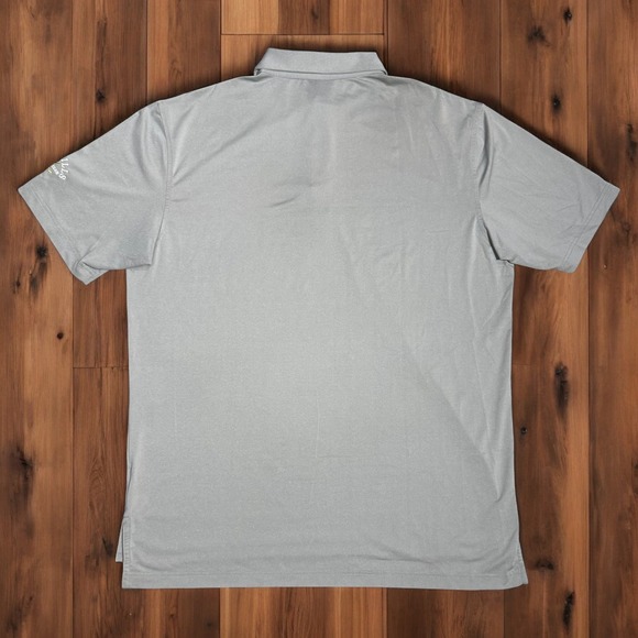 Peter Millar‎ Summer Comfort Golf Polo Shirt Mens Large Gray Pinehills Golf Club - Picture 2 of 8